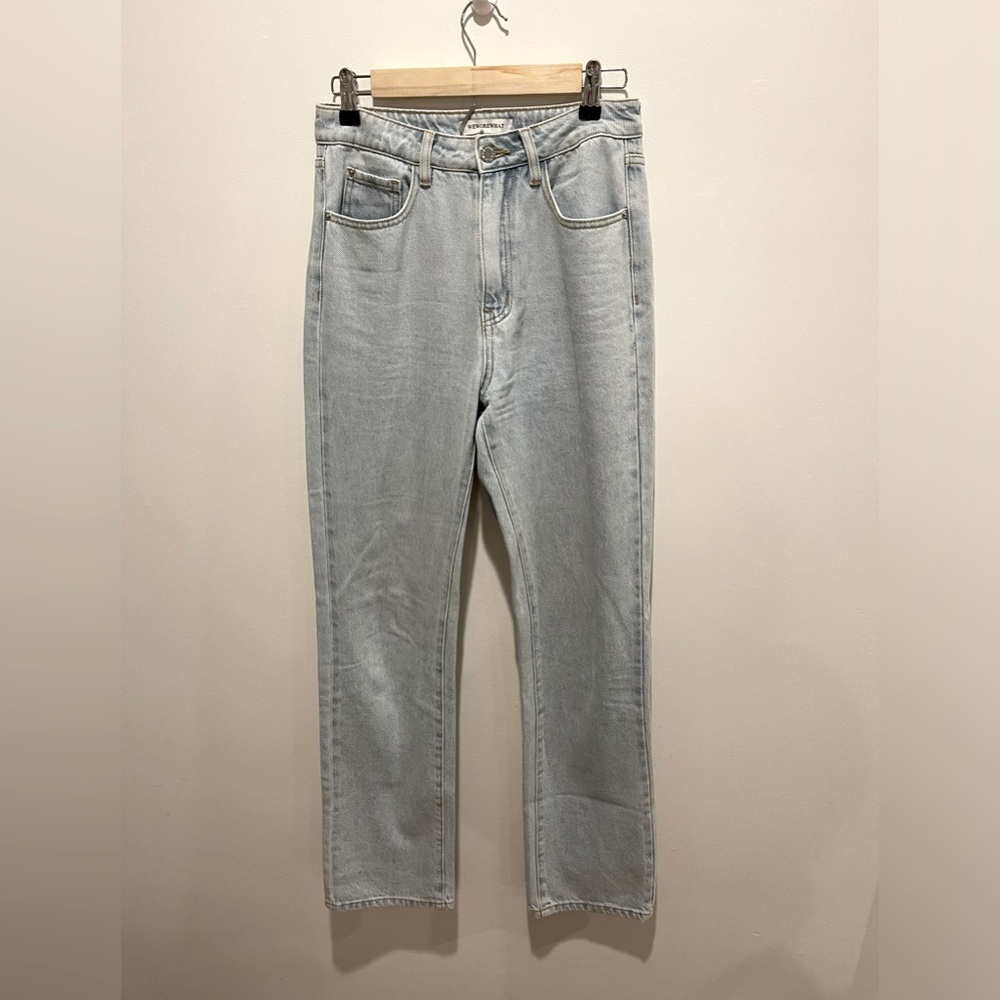 WeWoreWhat High Waist Dad Jean, Size: 26 light wash